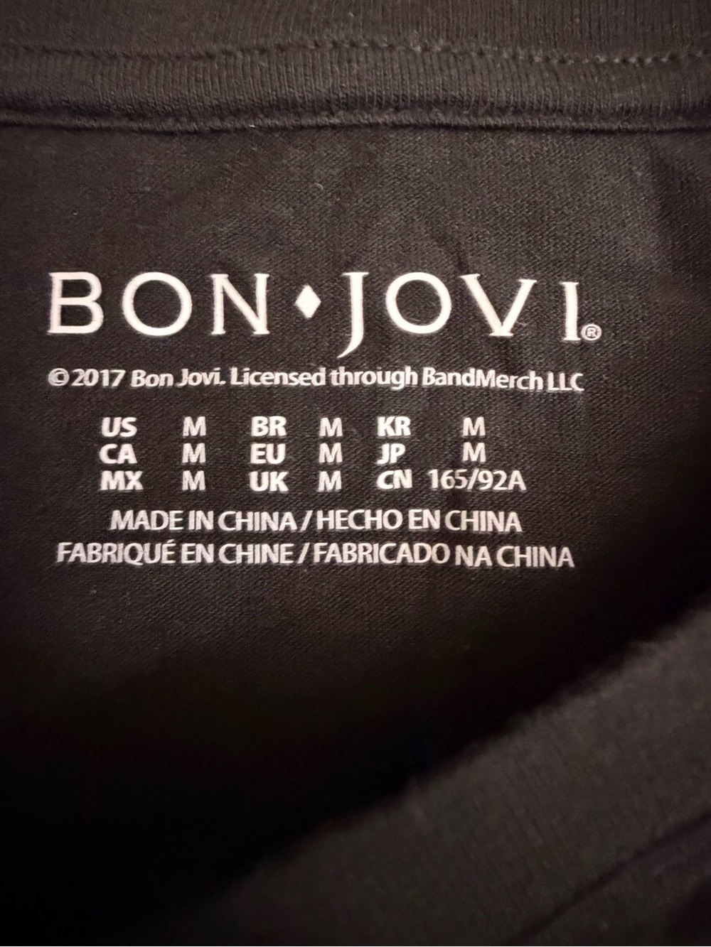 Bon Jovi Fringe Graphic Tank Top Black Medium - Picture 4 of 4